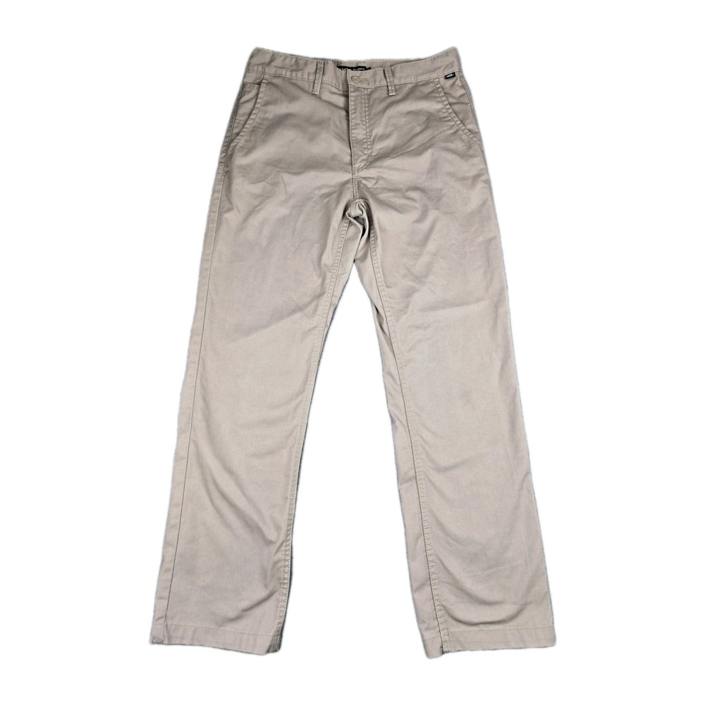 Vans Authentic Chino Pants Mens 32 Khaki Relaxed Fit Casual Skate Classic Beige